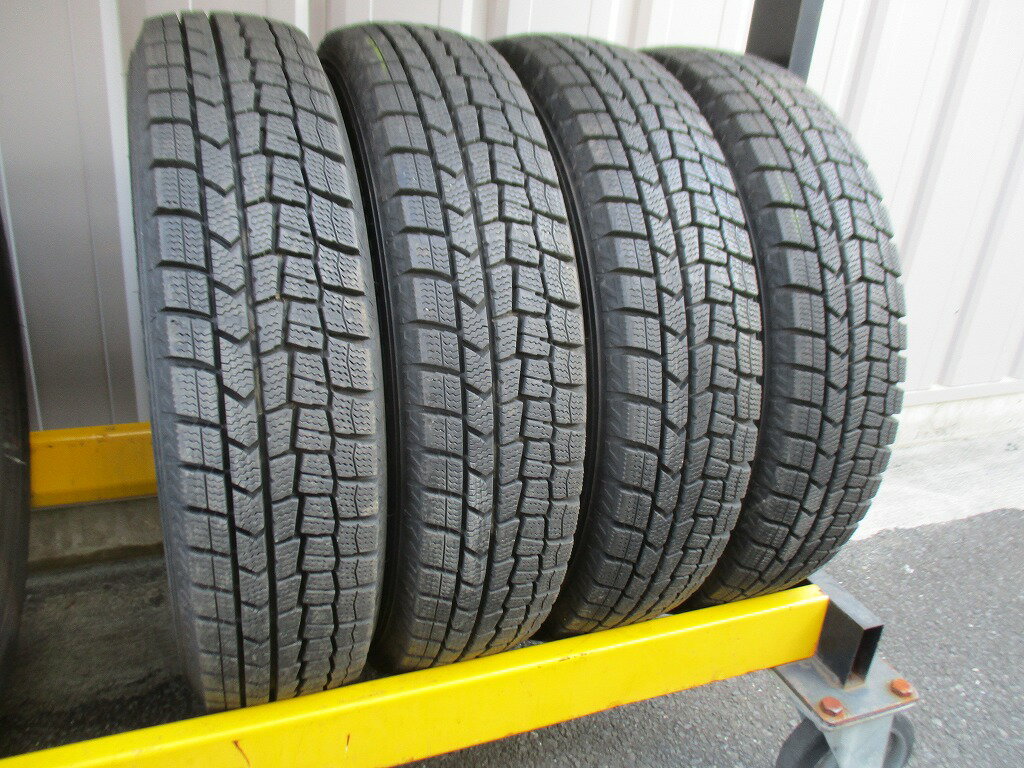 ★☆145/80R13 75Q ダンロップ WINTER MAXX WM02 スタッドレス 2022年製 4本 送料込 T71480122☆★インボイス領収書発行可能