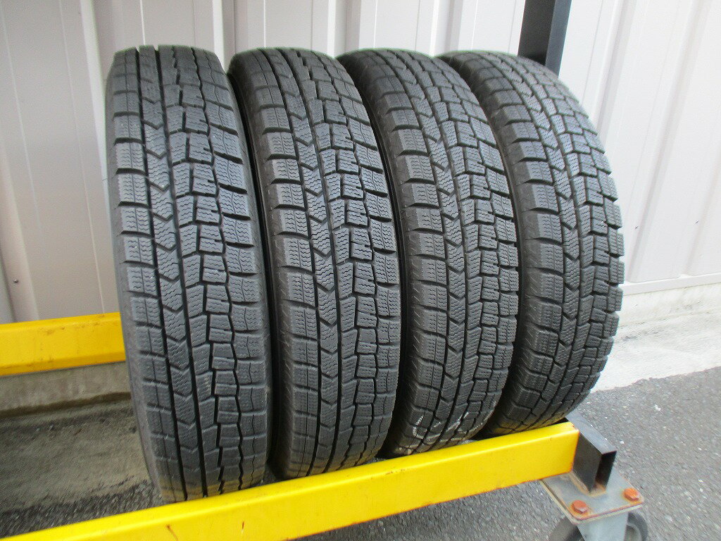★☆145/80R13 75Q ダンロップ WINTER MAXX WM02 スタッドレス 2022年製 4本 送料込 T71490122☆★インボイス領収書発行可能