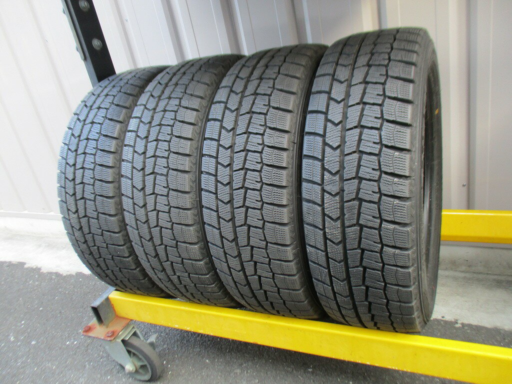 ★☆185/60R15 84Q ダンロップ WINTER MAXX WM02 スタッドレス 2022年製 4本 送料込 T71650122☆★インボイス領収書発行可能
