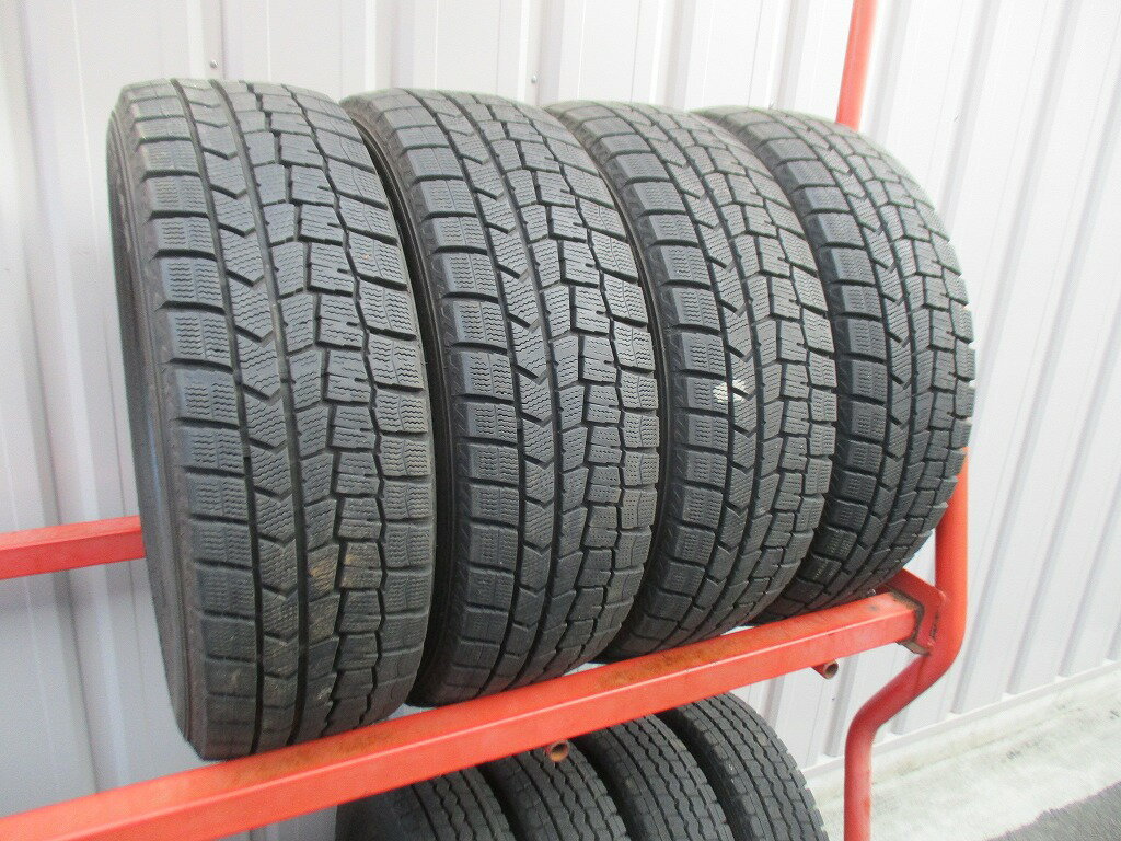 ★☆185/60R15 84Q ダンロップ WINTER MAXX WM02 スタッドレス 4本 送料込 T71660122☆★インボイス領収書発行可能