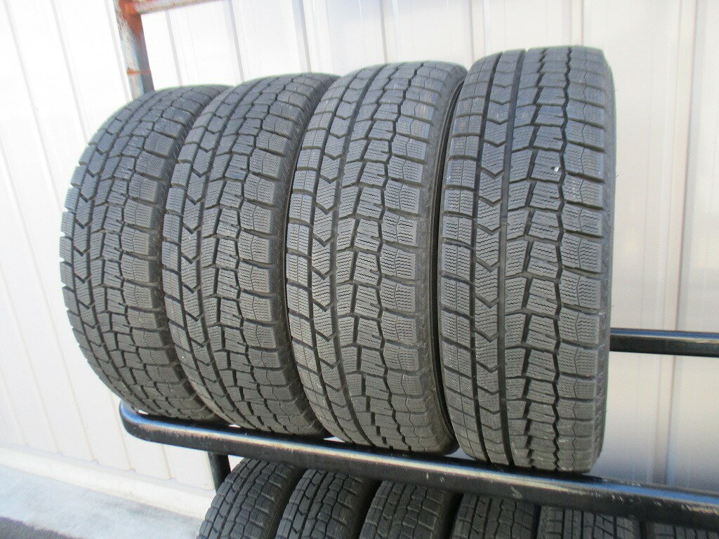 ★☆195/65R15 91Q ダンロップ WINTER MAXX WM02 スタッドレス 2020年製 4本 送料込 T72420130☆★インボイス領収書発行可能