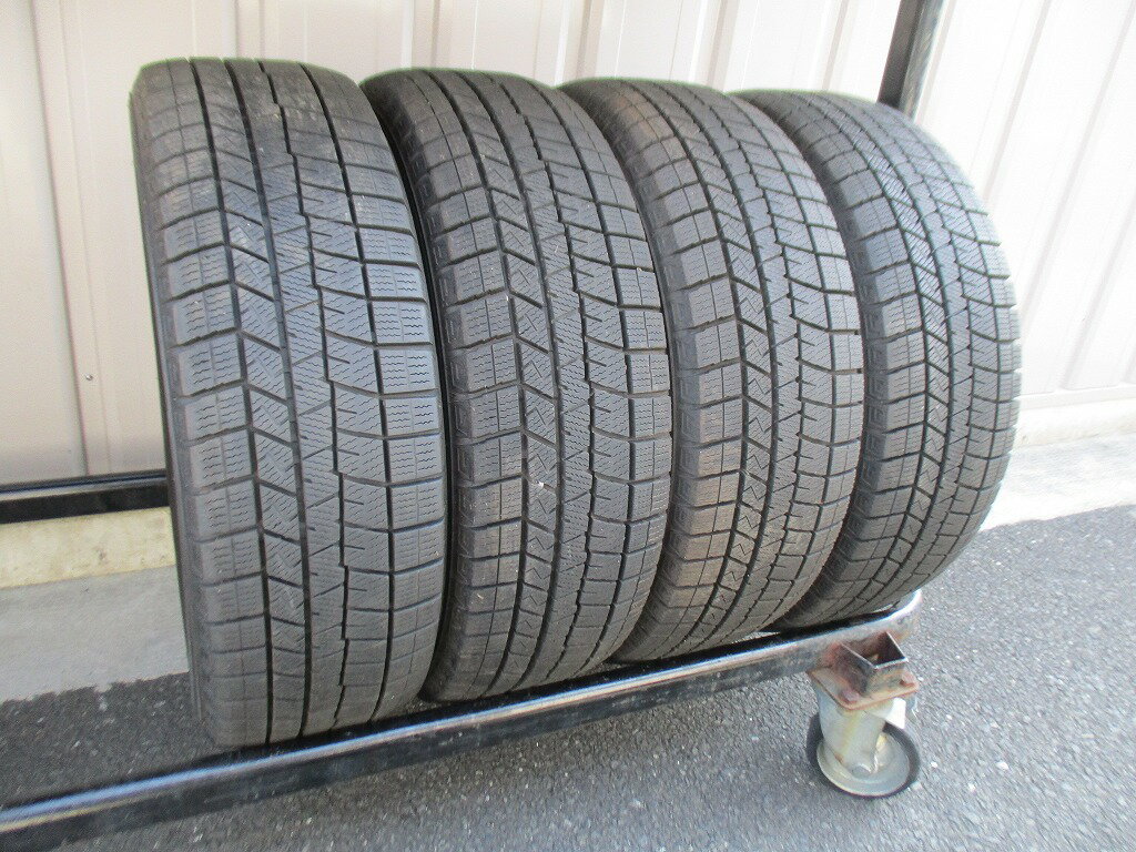★☆185/60R15 84Q ダンロップ WINTER MAXX WM03 スタッドレス 4本 送料込 T73570213☆★インボイス領収書発行可能