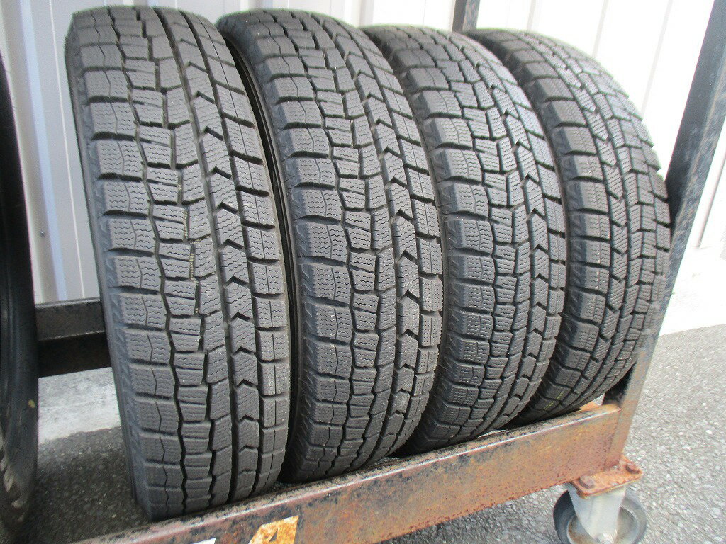 ★☆155/70R13 75Q ダンロップ WINTER MAXX WM02 スタッドレス 4本 送料込 T62670920☆★インボイス領収書発行可能