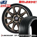 215/55R17 94Y DUNLOP SP SPORT MAXX 060+ MAD CROSS RANGER サマータイヤホイール4本セット 【取付対象】