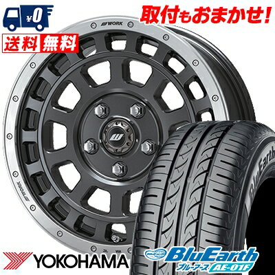 205/60R16 92H YOKOHAMA ヨコハマ BluEarth AE-01F ブルーアース AE01F CRAG T-GRABIC クラッグ Tグラビック サマータイヤホイール4本セット【取付対象】