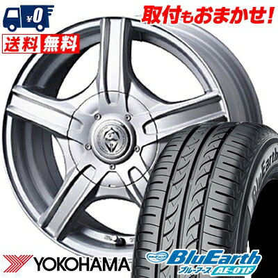 165/70R14 81S YOKOHAMA ヨコハマ BluEarth AE-01F ブルーアース AE01F Treffer MH トレファーMH サマータイヤホイール4本セット【取付対象】