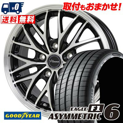 235/35R19 91Y XL Goodyear EAGLE F1 ASYMMETRIC 6 Chronus CH-113 サマータイヤホイール4本セット 【取付対象】