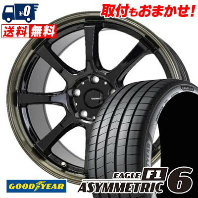 225/45R17 94Y XL Goodyear EAGLE F1 ASYMMETRIC 6 G・SPEED P-08 サマータイヤホイール4本セット 【取付対象】