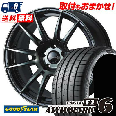 225/50R17 98Y XL Goodyear EAGLE F1 ASYMMETRIC 6 WedsSport SA-62R サマータイヤホイール4本セット 【取付対象】