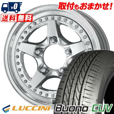 215/65R16 102V LUCCINI Buono CUV WORK CRAG GALVATRE2 サマータイヤホイール4本セット 【取付対象】