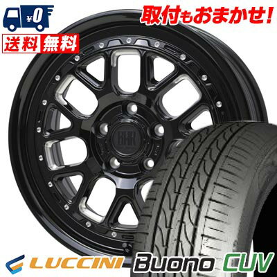 215/65R16 102V LUCCINI Buono CUV BARKLEY HARDROCK HURON サマータイヤホイール4本セット 【取付対象】