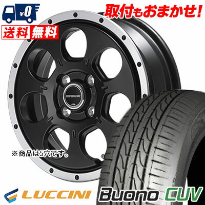 215/65R16 102V LUCCINI Buono CUV ROADMAX W0-7 サマータイヤホイール4本セット 【取付対象】