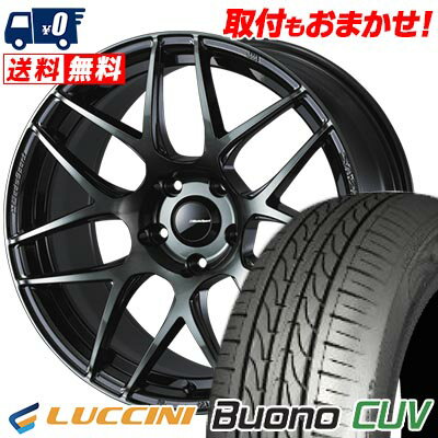 235/60R18 107V XL LUCCINI ルッチーニ Buono CUV WedsSport SA-27R ウェッズスポーツ SA-27R サマータイヤホイール4本セット 【取付対象】