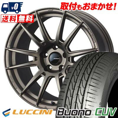 235/55R18 104V LUCCINI Buono CUV WedsSport SA-62R サマータイヤホイール4本セット 