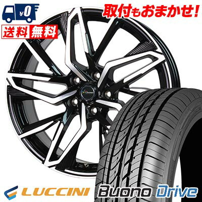 205/60R16 96H XL LUCCINI Buono Drive Chronus CH-112 サマータイヤホイール4本セット 【取付対象】