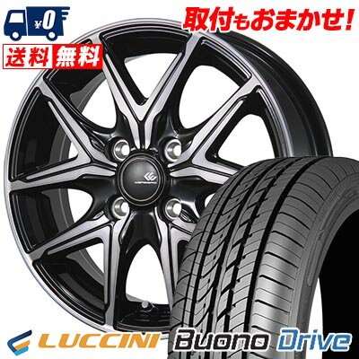 185/55R15 82V LUCCINI ルッチーニ Buono Drive CEREBRO FT05 セレブロ FT05 サマータイヤホイール4本セット 【取付対象】