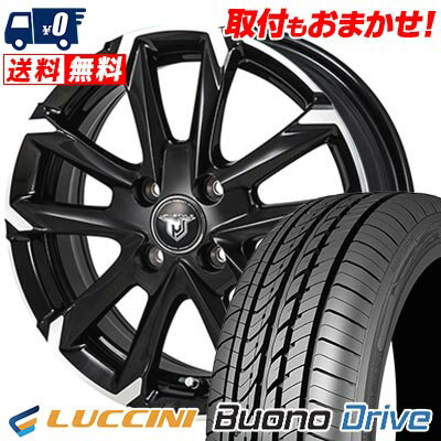 195/55R15 85V LUCCINI ルッチーニ Buono Drive JP STYLE MJ-V ジェイピースタイル MJ-V サマータイヤホイール4本セット 【取付対象】