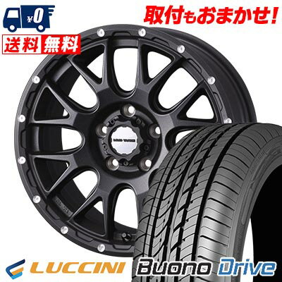 205/60R16 96H XL LUCCINI Buono Drive MUDVANCE 08 サマータイヤホイール4本セット 【取付対象】