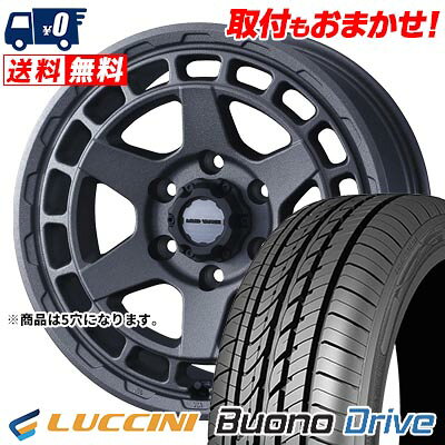 205/55R16 91V LUCCINI Buono Drive MUDVANCE X Type S サマータイヤホイール4本セット 【取付対象】