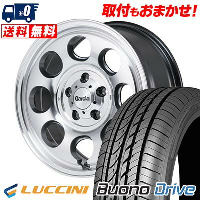 205/55R16 91V LUCCINI Buono Drive Garcia Palm8 サマータイヤホイール4本セット 【取付対象】