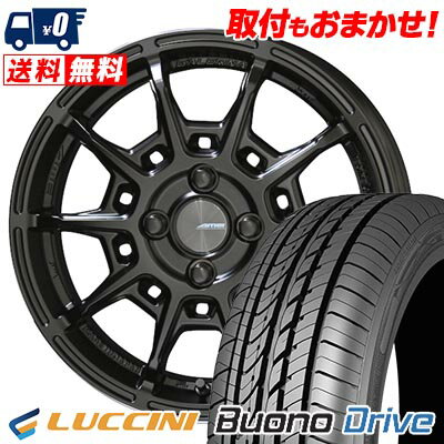 195/55R15 85V LUCCINI ルッチーニ Buono Drive GALERNA REFINO ガレルナ レフィーノ サマータイヤホイール4本セット 【取付対象】