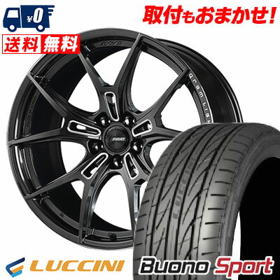 215/45R18 93W XL LUCCINI Buono Sport RAYS GRAMLIGHTS 57FXZ サマータイヤホイール4本セット 【取付対象】
