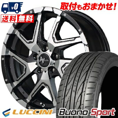 235/40R18 95W XL LUCCINI Buono Sport NITRO POWER DERINGER サマータイヤホイール4本セット 【取付対象】