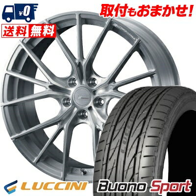 215/40R18 89W XL LUCCINI Buono Sport WEDS F ZERO FZ-1 サマータイヤホイール4本セット 【取付対象】