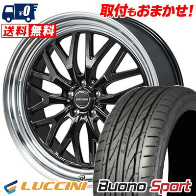 215/40R18 89W XL LUCCINI Buono Sport GEXSIS GM210 サマータイヤホイール4本セット 【取付対象】