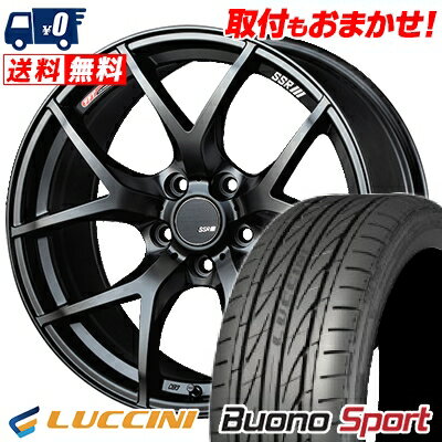 225/45R17 94V XL LUCCINI Buono Sport SSR GTV03 サマータイヤホイール4本セット 【取付対象】