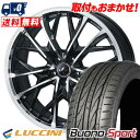 225/30R20 85Y XL LUCCINI Buono Sport LEONIS MV サマータイヤホイール4本セット 【取付対象】