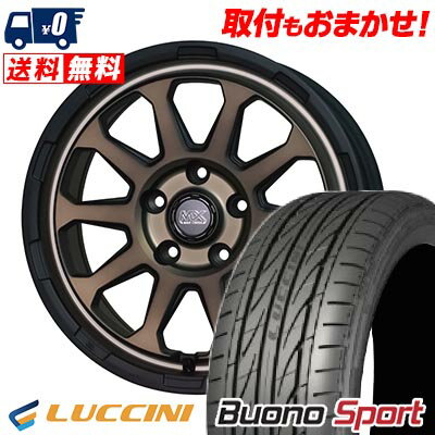 215/50R17 95W XL LUCCINI Buono Sport MAD CROSS RANGER サマータイヤホイール4本セット 【取付対象】