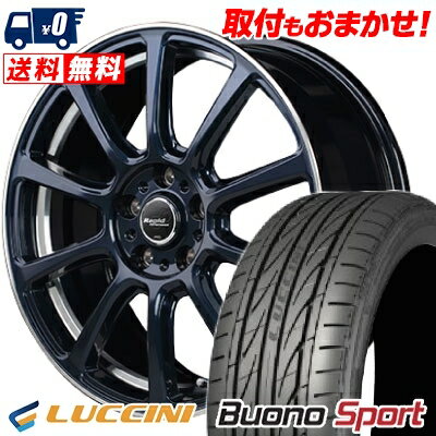 215/40R18 89W XL LUCCINI Buono Sport Rapid Performance ZX10 サマータイヤホイール4本セット 【取付対象】