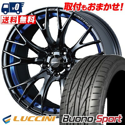 215/40R18 89W XL LUCCINI Buono Sport WedsSport SA-20R サマータイヤホイール4本セット 【取付対象】