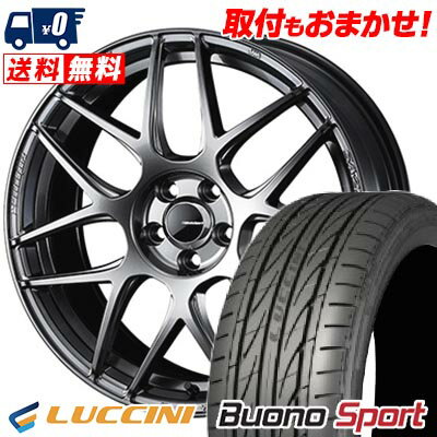 215/40R18 89W XL LUCCINI ルッチーニ Buono Sport WedsSport SA-27R ウェッズスポーツ SA-27R サマータイヤホイール4本セット 【取付対象】
