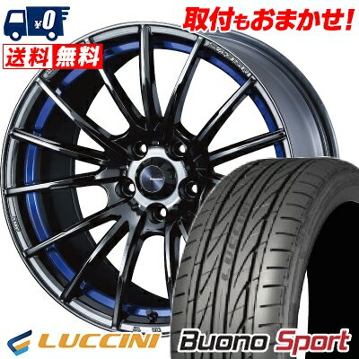 215/40R18 89W XL LUCCINI Buono Sport WedsSport SA-35R サマータイヤホイール4本セット 【取付対象】