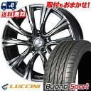 215/40R18 89W XL LUCCINI Buono Sport WEDS LEONIS VR T}[^CzC[4{Zbg ytΏہz