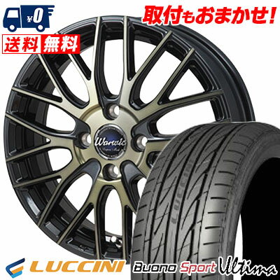 165/40R16 73V XL LUCCINI Buono Ultima Warwic Empress Mesh サマータイヤホイール4本セット 【取付対象】