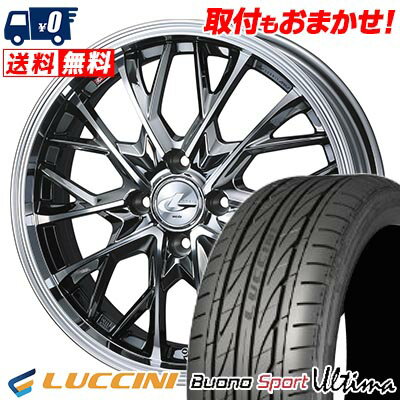 165/45R16 74V LUCCINI BuonoUltima LEONIS MV サマータイヤホイール4本セット 【取付対象】