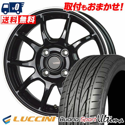 165/45R16 74V LUCCINI BuonoUltima G-SPEED P-06 サマータイヤホイール4本セット 【取付対象】