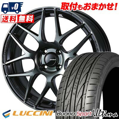 165/40R16 73V XL LUCCINI ルッチーニ Buono Ultima WedsSport SA-27R ウェッズスポーツ SA-27R サマータイヤホイール4本セット 【取付対象】