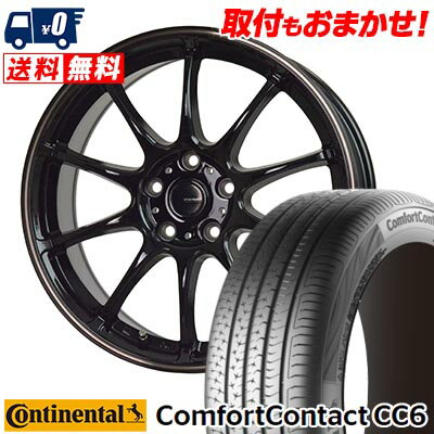 195/60R15 88V CONTINENTAL ComfortContact CC6 G-SPEED P-07 サマータイヤホイール4本セット 【取付対象】