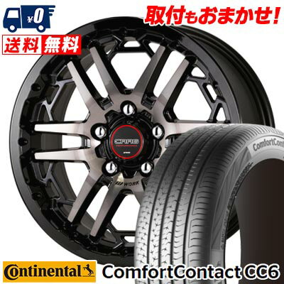 215/60R16 95V CONTINENTAL ComfortContact CC6 WORK CRAG T-GRABIC3 サマータイヤホイール4本セット 【取付対象】