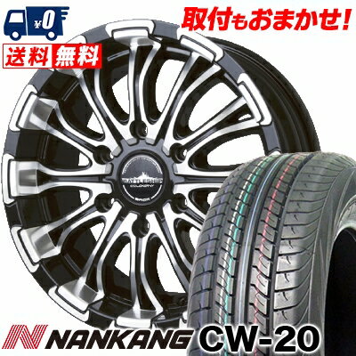 225/50R18 107/105N NANKANG ナンカン CW-20 CW-20 BADX LOXARNY BATTLESHIP バドックス ロクサーニ バトルシップ サマータイヤホイール4本セット for 200系ハイエース【取付対象】