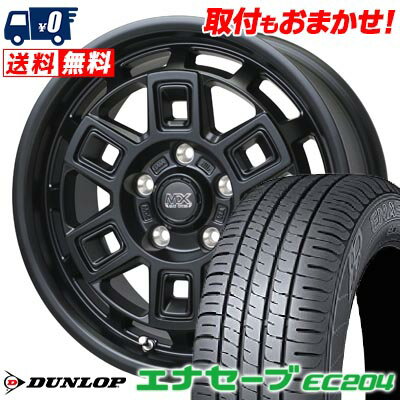 205/60R16 92H DUNLOP ENASAVE EC204 MAD CROSS AEVER サマータイヤホイール4本セット 【取付対象】