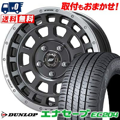 215/60R16 95H DUNLOP ENASAVE EC204 CRAG T-GRABIC サマータイヤホイール4本セット 【取付対象】