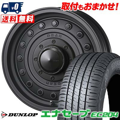 215/65R16 98H DUNLOP ダンロップ ENASAVE EC204 DEAN COLORADO ディーン コロラド サマータイヤホイール4本セット 【取付対象】