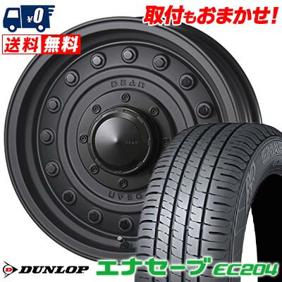 205/70R15 96S DUNLOP ダンロップ ENASAVE EC204 DEAN COLORADO ディーン コロラド サマータイヤホイール4本セット 【取付対象】