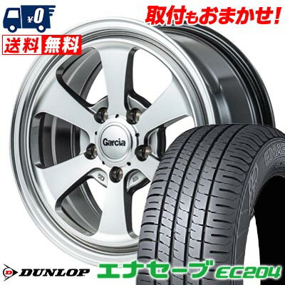 205/55R16 91V DUNLOP ENASAVE EC204 Garcia Dallas6 サマータイヤホイール4本セット 【取付対象】