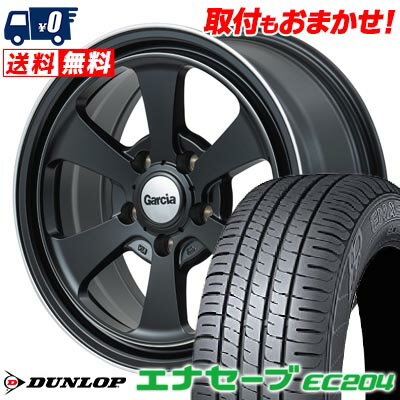 195/60R16 89H DUNLOP ENASAVE EC204 Garcia Dallas6 サマータイヤホイール4本セット 【取付対象】